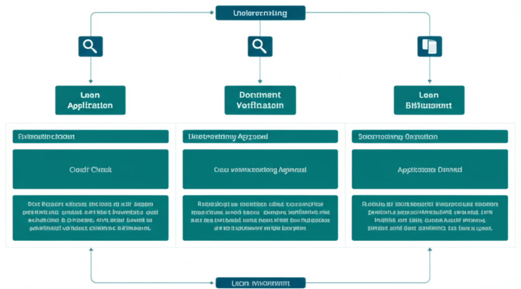 Digital loan approval process with modern banking technology